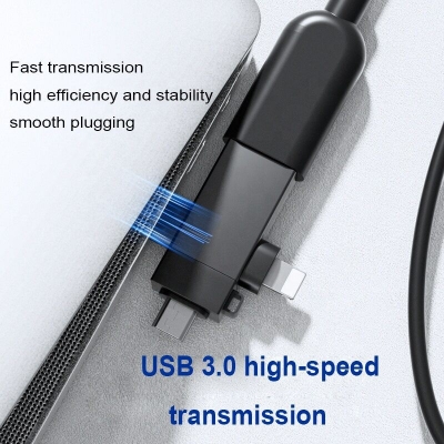 Picture of 3 In 1 OTG Adapter Lighting Type C Micro Usb To Usb 3.0 Converter