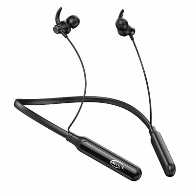 Picture of Mobicom E60 Wireless Neckband Headphone 35hr Music Play -Black