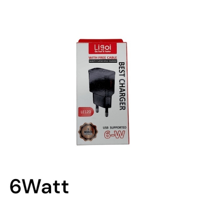 Picture of 6W Charger with Type B/Type C Cable for TWS Earbuds Smart Watch Neckband Speakers and Smart Devices -White