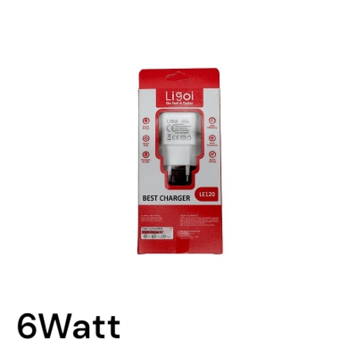 Picture of 6W Charger with Type B/Type C Cable for TWS Earbuds Smart Watch Neckband Speakers and Smart Devices -White