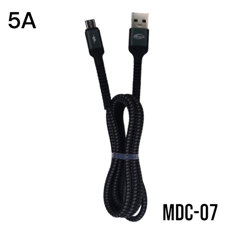 Picture of MDC-07 5A Fast Charging Braided Data Cable – Type C & Type B Compatible