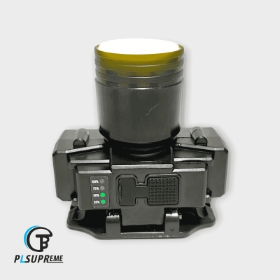 Picture of PLSUPREME PL-56 Powerfull 3W LED Zoom Head Lamp Light Rechargeable Torch -Black