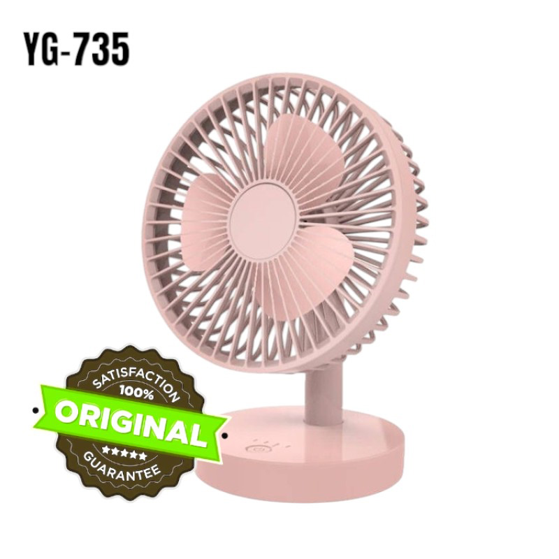 Picture of JOYKALY YG-735 Portable Rechargeable AC/DC Charger Fan