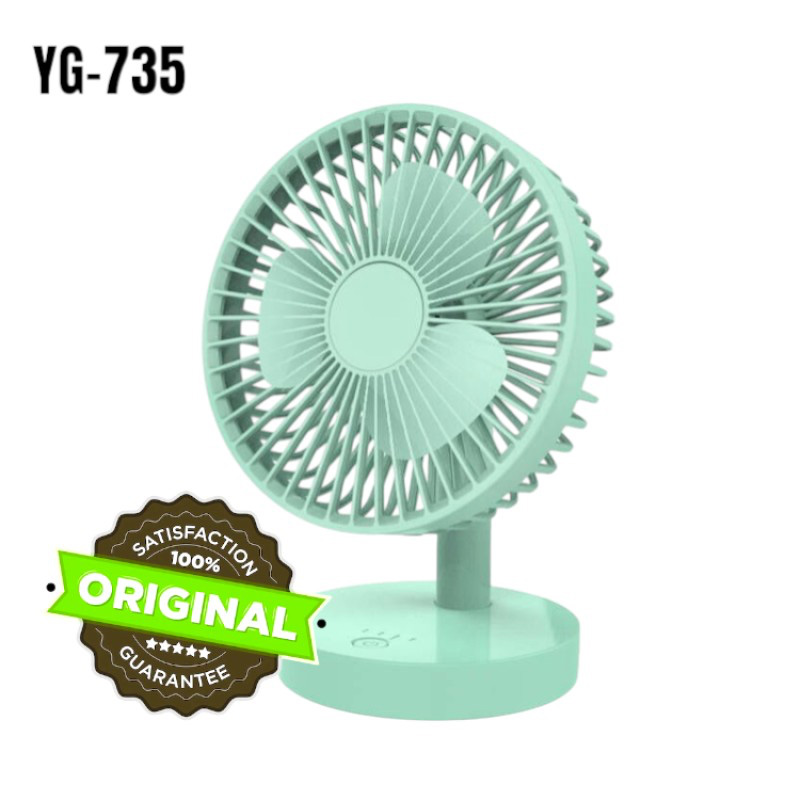 Picture of JOYKALY YG-735 Portable Rechargeable AC/DC Charger Fan