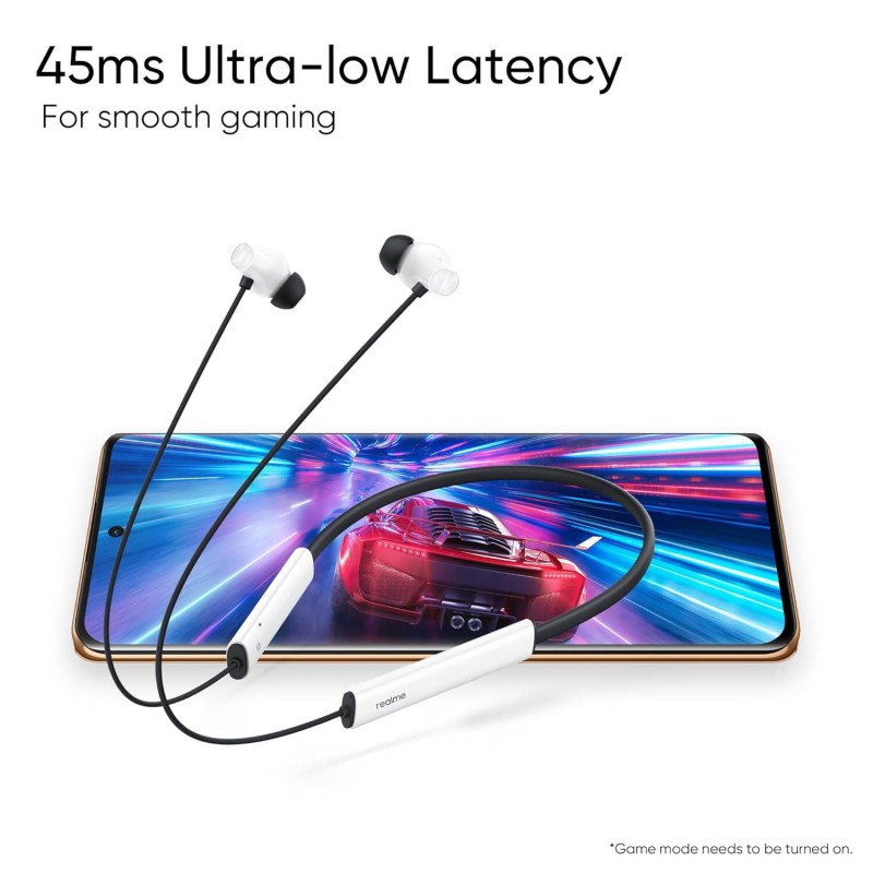 Picture of OneTech OT120 Wireless Neckband Bluetooth Earphone ENC Magnetic ON/OFF Earbuds Headphone