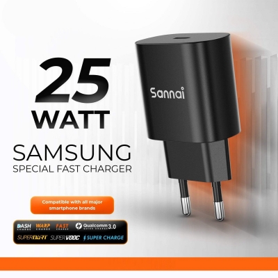 Picture of For Samsung 25W USB-C Super Fast Charging Wall Charger -Black