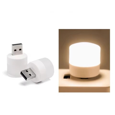 Picture of Mini USB LED Interior Night Light | Ambient Mood Lamp | Soft White & Warm Light | Portable 1W Energy Saving USB Lamp | 5V Plug-and-Play for Laptop, Power Bank & Adapter