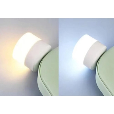 Picture of Mini USB LED Interior Night Light | Ambient Mood Lamp | Soft White & Warm Light | Portable 1W Energy Saving USB Lamp | 5V Plug-and-Play for Laptop, Power Bank & Adapter
