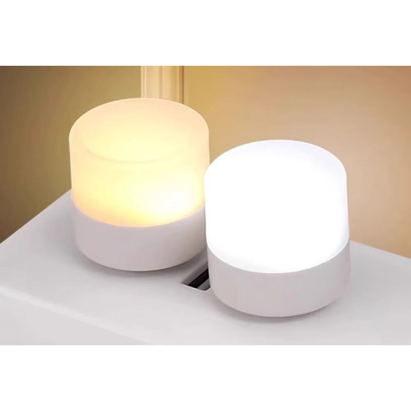 Picture of Mini USB LED Interior Night Light | Ambient Mood Lamp | Soft White & Warm Light | Portable 1W Energy Saving USB Lamp | 5V Plug-and-Play for Laptop, Power Bank & Adapter