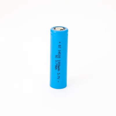 Picture of 14500 3.7V Lithium Battery | 300mAh Original Capacity | Rechargeable Li-Ion Cell for Toys, Tools, Electronics & Home Appliances | 300–500 Cycles
