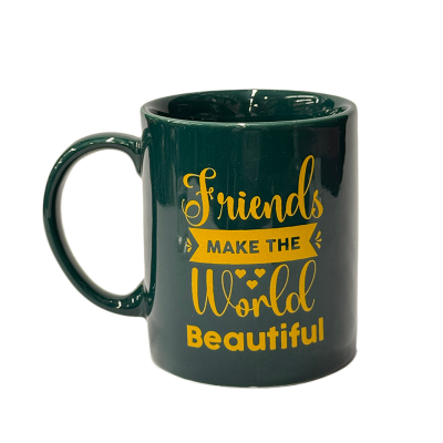 Picture of Ceramic Coffee Mug – Friends Make The World Beautiful, 9X7.5cm