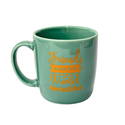 Picture of Ceramic Coffee Mug – Friends Make The World Beautiful, 8X7.5cm