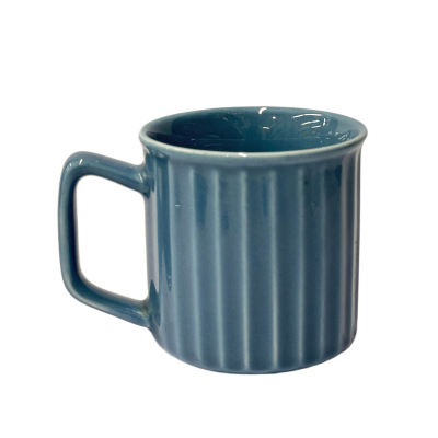 Picture of Ceramic Coffee Mug – Ribbed, 7.5X10cm