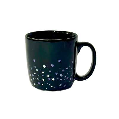 Picture of Ceramic Coffee Mug – Silver Stars Cascade, 7.5X7.5cm