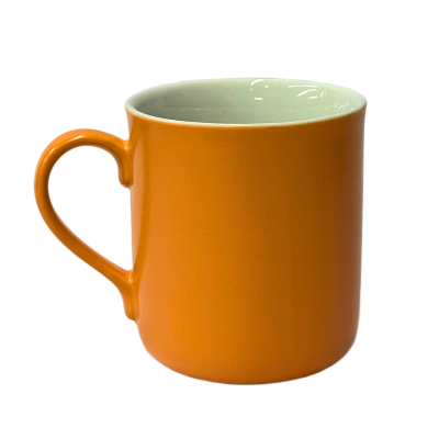 Picture of Ceramic Coffee Mug – Matt Orange, 8x9cm