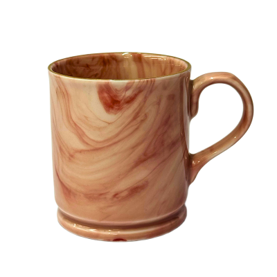 Picture of Ceramic Coffee Mug – Pink-Cream Marble