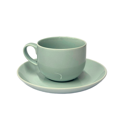 Picture of Ceramic Cup & Saucer Set – Light Sky