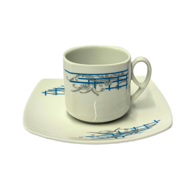 Picture of Ceramic Cup & Saucer Set – Mini Floral