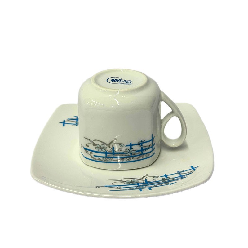 Picture of Ceramic Cup & Saucer Set – Mini Floral