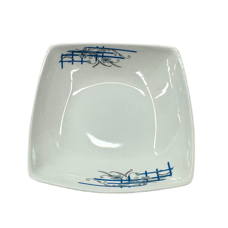 Picture of Ceramic Square Curry Bowl – Floral, 22.5cm