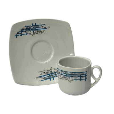 Picture of Ceramic Cup & Saucer Set – Mini Floral