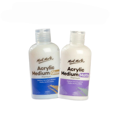 Picture of Mont Marte Acrylic Medium - Gloss/ Matte 135ml (4.6oz) 