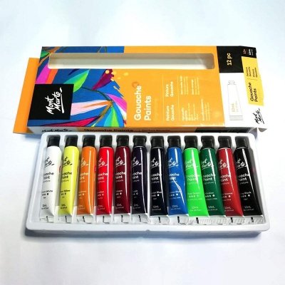 Picture of Mont Marte Gouache Paints 12pcs/18pcs/24pcs 12ml 