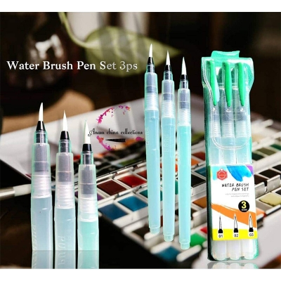 Picture of KeepSmiling Water Brush Ink Pen Painting Watercolor Drawing Pen 6pcs Multicolor