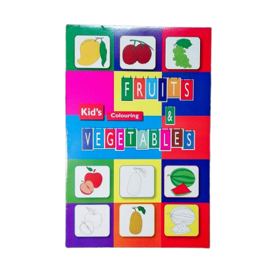 Picture of Fruits & Vegetables Colouring Book kids Multicolor