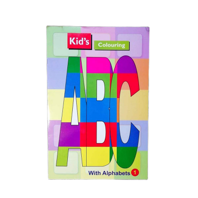 Picture of ABC With Alphabets Colouring Kid's Book Multicolor