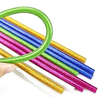 Picture of 25 pcs Small (7mm-7.5mm) Hot Glue Gun Glitter Sticks Multicolor