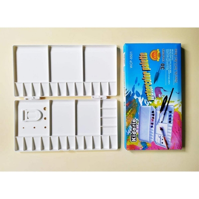 Picture of Water Colour Palette Contains 30 colours Kidario WCP-8501 White