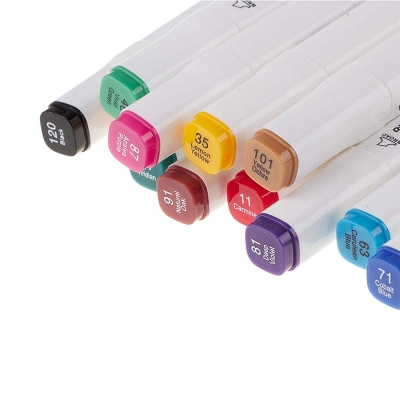Picture of Art Dual Tip Head Marker 12 Colours China Multicolor