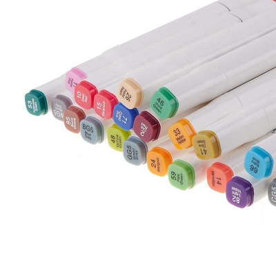 Picture of Art Dual Tip Head Marker 24 Colours Multicolor