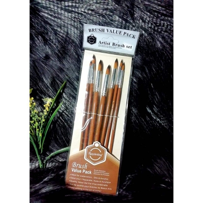 Picture of KeepSmiling Artist Brush Set 7pcs A0605R Brown