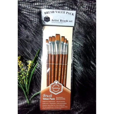 Picture of KeepSmiling Artist Brush Set 7pcs A0605F Brown