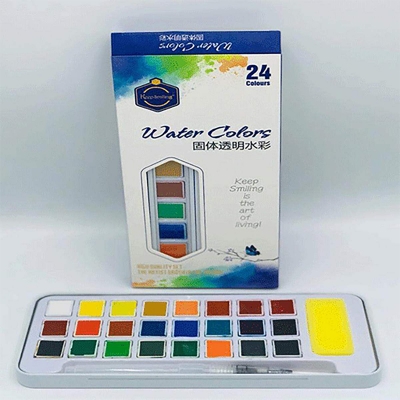 Picture of KeepSmiling water color Solid Transparent set 24 color Multicolor