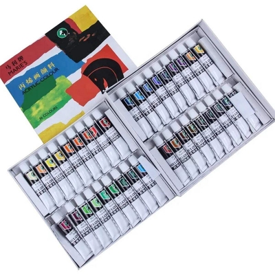 Picture of 36 color Maries acrylic paint set 12ml professional student Multicolor