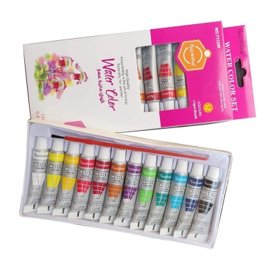 Picture of Multi Colors Keep Smiling Water Colors Set 12 Pieces_ Multicolor