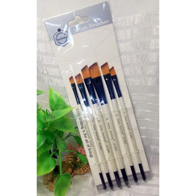 Picture of KeepSmiling Artist Brushes set 6pcs 6129X White