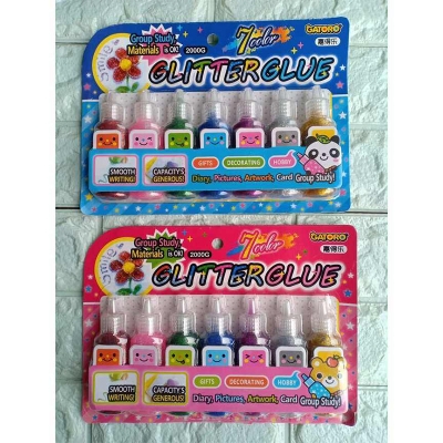 Picture of Craft, Diy, Glitter Glue 1Set Multicolor 6ps-Small