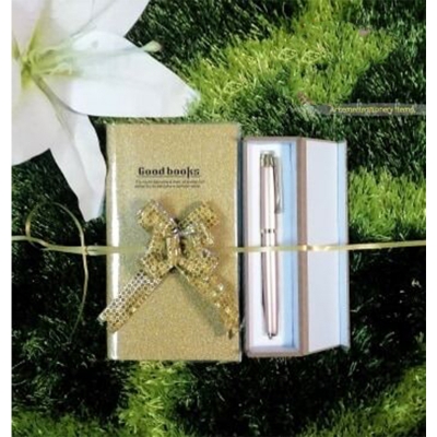 Picture of Multicolor Notebook Gift Box (1ps pen,1ps Pen Box, 1ps Ribbon) Multicolor
