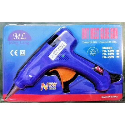 Picture of Mini Small Hot Melt Glue Gun, Apply Glue Stick Diameter 7mm to 7.5mm China Blue