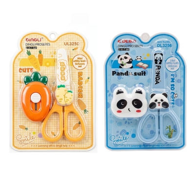 Picture of Kids Knife & Scissors Set  2-in-1 (Any 1 Design Will Be Sent) Multicolor