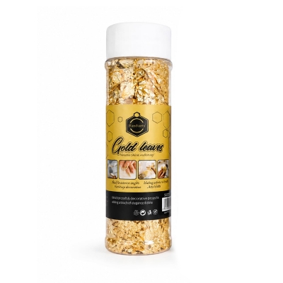 Picture of KEEP SMILING GOLD LEAVES 2G 1ps Gold