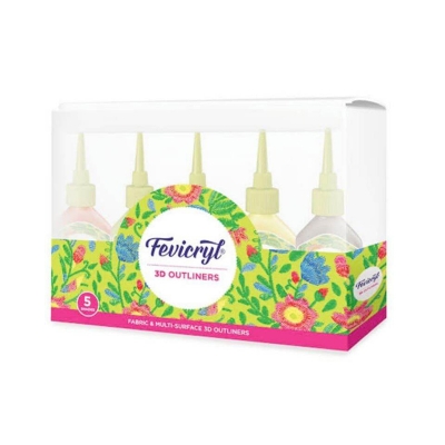 Picture of 3D Outliners Regular Kit 20ml x 5 | Multi Colour 5ps set