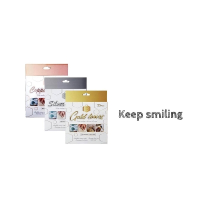 Picture of Keep Smiling Art  Gold Leaf Silver Leaves Copper Foil 25pcs Pack 14×14 cm/5.5x5.5 inch 