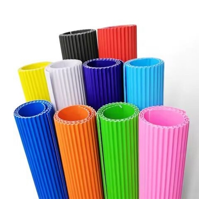 Picture of “15″×20″ Assorted Color Corrugated Paper Sheets – Pack of 5ps single color – Ideal for School & College Craft” 