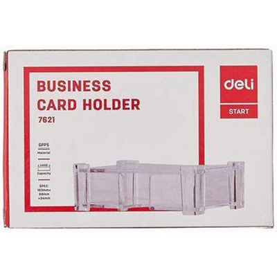Picture of Deli Business Card Holder (Transparent) 1ps
