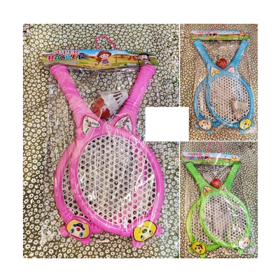 Picture of Plastic Badminton Racket Toy Set For Kids 1pair ( Multicolor ) 1set